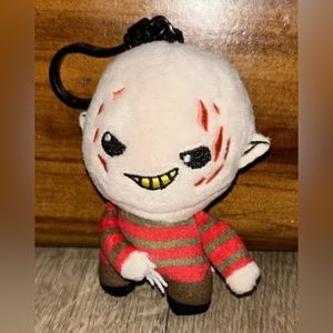 Nightmare On Elm Street Plushie Freddy Krueger backpack clip 4” Halloween